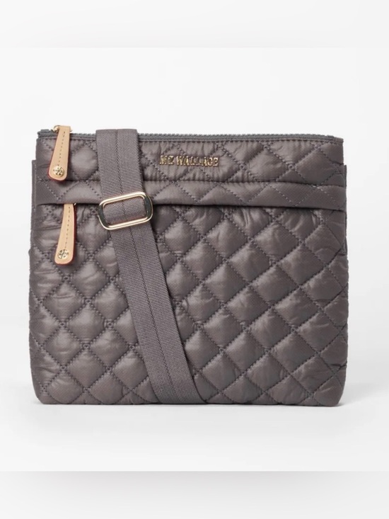 MZ Wallace Handbags - MZ Wallace Metro Flat Crossbody in Magnet Gray w/Dustbag EUC